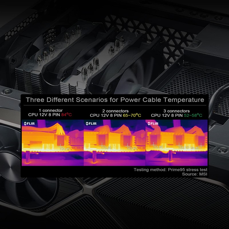 Silver Stone EPS/ATX 12V 8pin to 4+4pin SST-PP06BE-EPS35 Power Dedicated