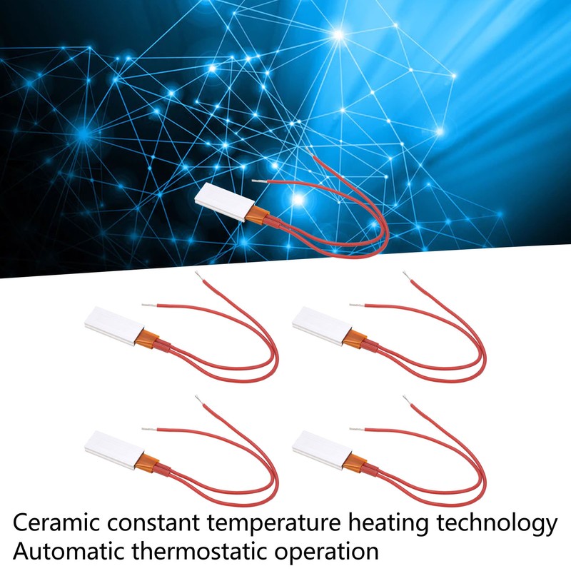 5pcs PTC Heating Element Aluminium Casing 35x15x5mm 270℃ Thermostatic Heating