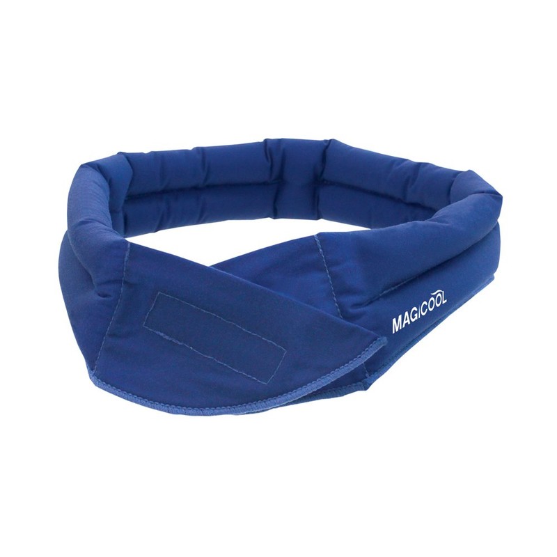 Daisaku Shoji MCFT6-NBR Cooling Neck Cooler, Navy, M, Normal, Magicool
