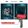 Sandblaster Sand Blaster Gun Kit,Portable 90psi Gravity Sand Blasting Spray