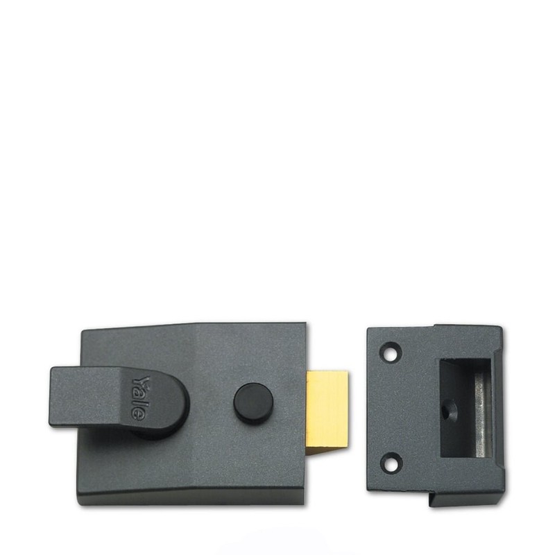 Yale Locks 89DMGPB Deadlock Nightlatch DMG Brass Cylinder 60mm Backset