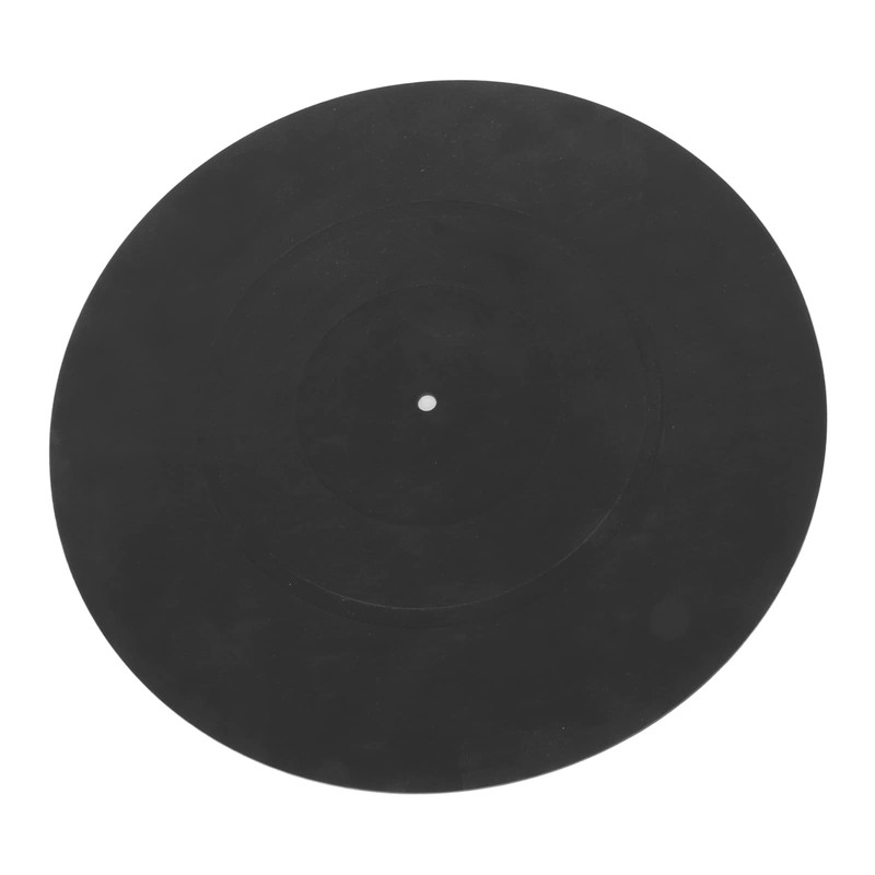 Turntable Slipmat, 12 Inch Record Rubber Mat, Antistatic, Vibration Resistant,