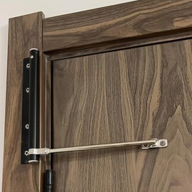 Automatic Door Closer for Home Easy to Install | Safety Spring Door Closers | Auto Soft Close to Convert Hinged Doors to Auto Self Closing | Adjustable Catch Speed | with Arm, Screw, Wrench