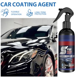2PC Multi-Functional Coating Renewal Agent,3 in 1 Ceramic Coating for Cars, Spray Coating Agent Car Plastic Refurbish Long-Lasting Protection Quick Drying Formula for Cars Boats