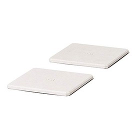 Soil Diatomaceous Earth Coaster Light Square Set of 2