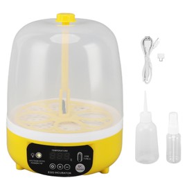 4 Eggs Incubator Temperature Humidity Control Visual Low Noise Energy Saving USB Mini Poultry Hatcher for Home Child Enlightenment Automatic Egg Turning