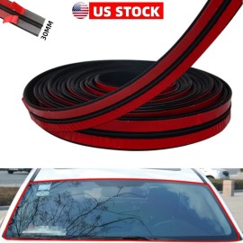 Unbranded 30MMx3M Weather Seal Strip Car Roof Windshield Trim Edge Molding Protector Guard