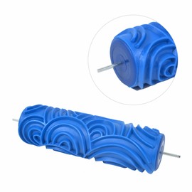 Nichiyo 7'' Inch Texture Rubber Roller Single Color DIY Patterned Paint Roller Decorative Used for Home Wall Decoration(EG061C)