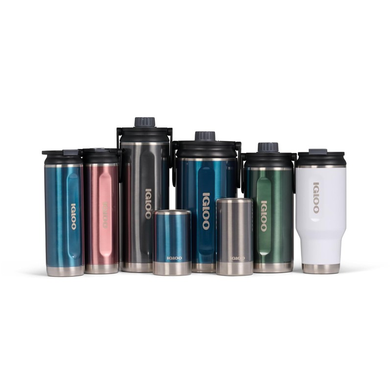 Igloo, 20 OZ Stainless Steel, Sport Sipper BottleModern Blue