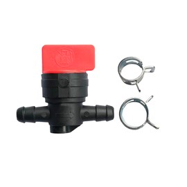 494768 698183 1/4 "Fuel Shut-Off Valve with clamp, Suitable for Lawn Tractor, Compatible with 5019H 5019K 493960 698183 698181 697947 9494768 Small Engine Lawn Mower