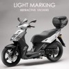 Quattroerre 1111 Reflective Sticker Flames