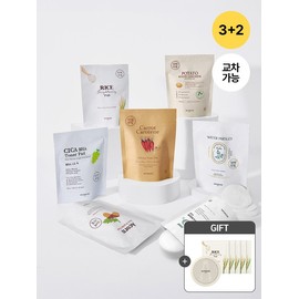 [3+2 Cross Total 5 Pack] 30 pad refills (2 portable pads, 5 packs + case given) / [3+2교차총5팩] 패드 30매 리필 (휴대용패드2매입5개+케이스 증정)
