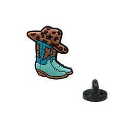 Cowboy Boots Apparel Pin Badge Pin Lapel Pin Unisex Yazzle Dazzle Cow Pig Sheep Farm Barn Cowboy Cowgirl Saddle Hat Boots Cactus Range Bull Steer Spurs Bridle Yeehaw Howdy Horseback