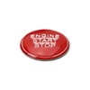 iJDMTOY Gloss Red Keyless Engine Push Start Button Cover Compatible