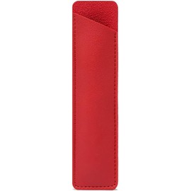 Vintage Leather Pen for Case Holder for Pen Single Pen Cover Holder Fountain Pen Sleeve Pouch for Birthday Pres Pen Case Holder for Pen Leather Pen (Red, 16 * 4CM)