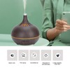 Wood Grain Home Humidifier Ultrasonic Aroma Diffuser with LED Light