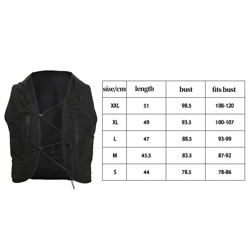 Hydration Vest for Men Women, Multiple Pockets, Hydration Pack Water