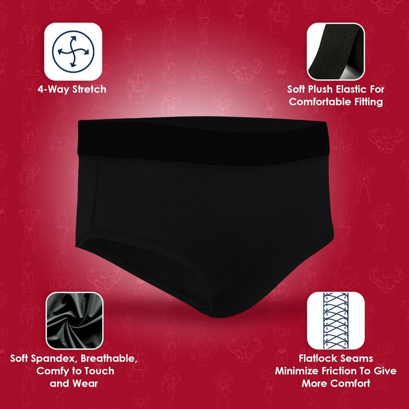 Exxact Sports Classic Bodybuilding Posing Trunks - IFBB NPC Classic