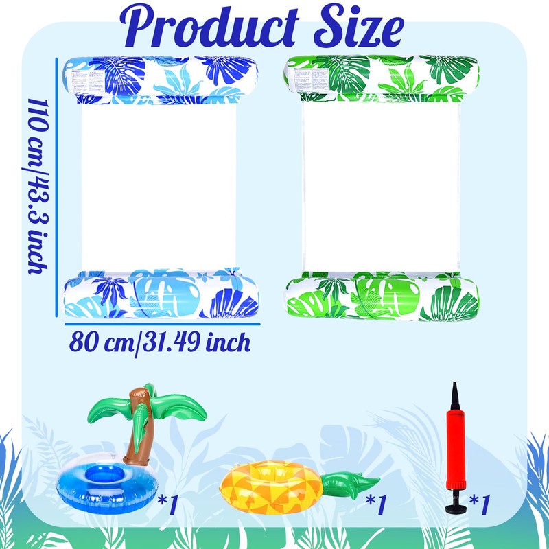 5-in-1 Swimming Pool Float Water Hammock Set