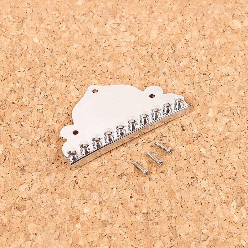 Alnicov 10 String Mandolin Tailpiece with Screws for Guitar or