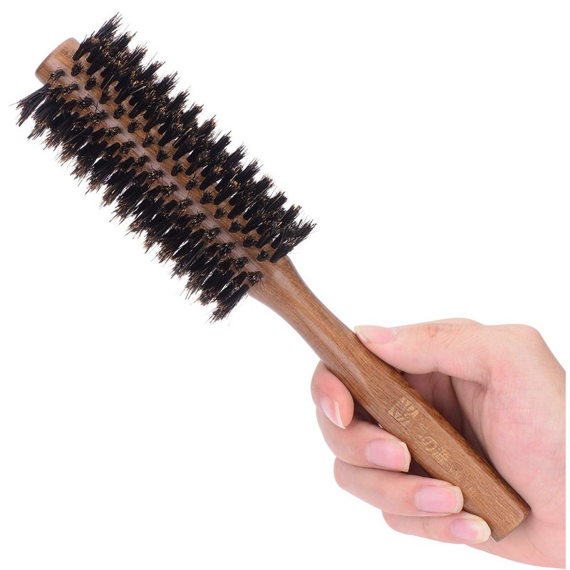 PERFEHAIR Boar Bristle Round Hair Brush for Blow Drying, 2