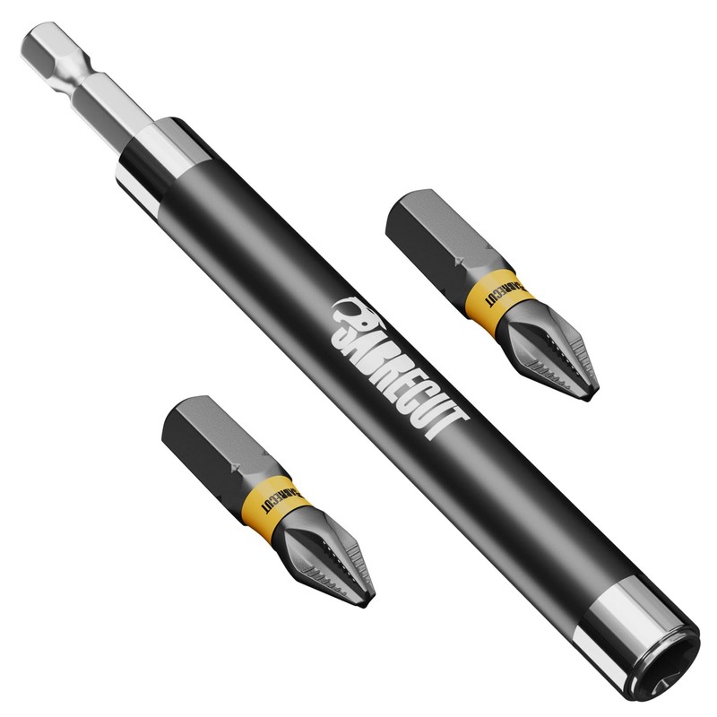 3 x SabreCut SCRSG120 120mm Magnetic Retractable Hex Head Screw