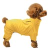 Dog raincoat, dog rain coat poncho waterproof clothes with safe