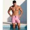 Mens Swim Trunks 5" with Mesh Lining Quick Dry Beach