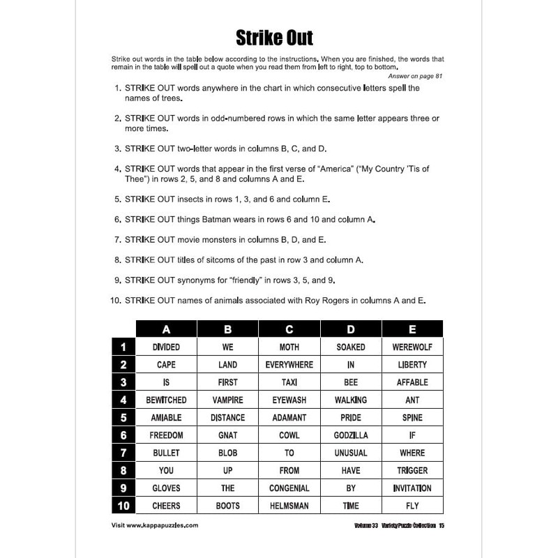 Variety Puzzles & Games Puzzle Book