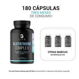 Glutatión de 180c Con Precursor de Glutatión B Life