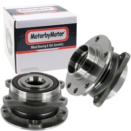 MotorbyMotor 512513 Front Rear Wheel Bearing and Hub Assembly with ABS Fits for Jeep Cherokee, Chrysler 200 Low-Runout OE Replacement Hub Bearing-2pc