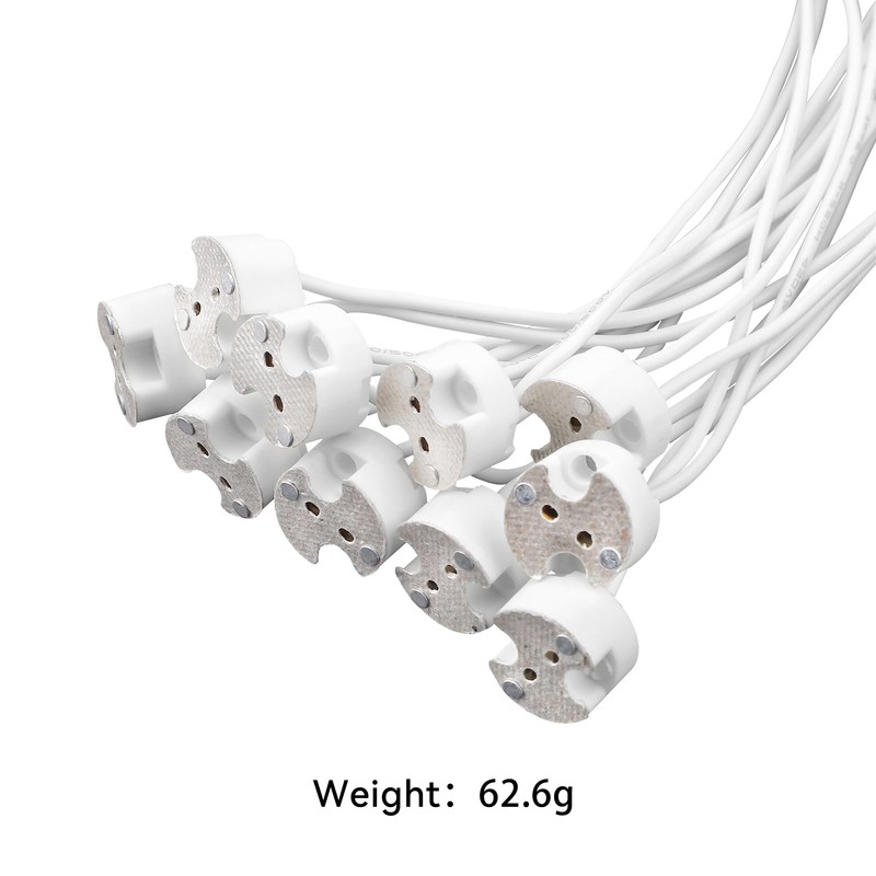 PGENDAR 10 Packs for LED MR16 Socket, GU5.3 Socket, LED