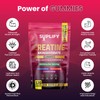 Suplify, Max 5000mg, 120 Creatine Monohydrate Gummies, Added 500mg BCAAs