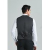 HISDERN Suit Vests for Men Formal Elegant Vest Cotton Plain