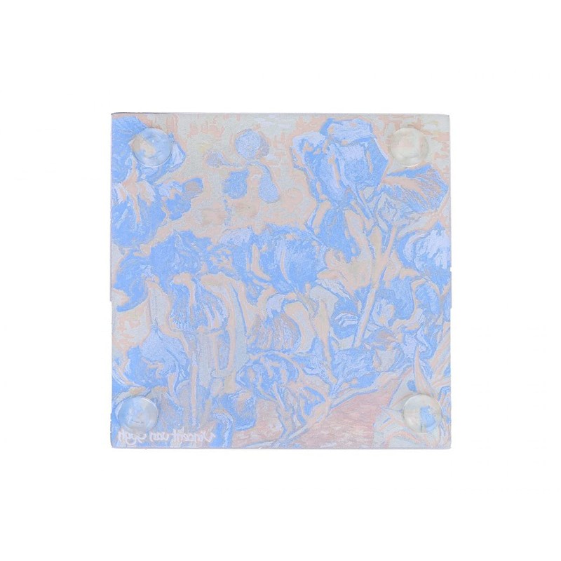 CARMANI - Glass Coaster, Glass Underlay, Drinks Mat with Vincent