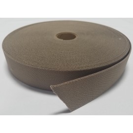 1 Yard - MIL SPEC 1.5" Elastic Webbing/MOLLE Webbing - Khaki/TAN
