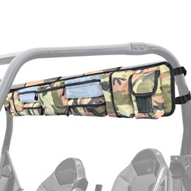 Vanlison Universal UTV Accessories Storage Bag, ATV Bag Roll Cage Organizer Cargo Storage Bags Gear Bags Tool Bag Compatible with Polaris Ranger RZR Defender Honda Pioneer Talon Yamaha UTV Camo