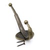 LXZ 4 PCs Antique Brass Wall Mounted Hooks - Wall