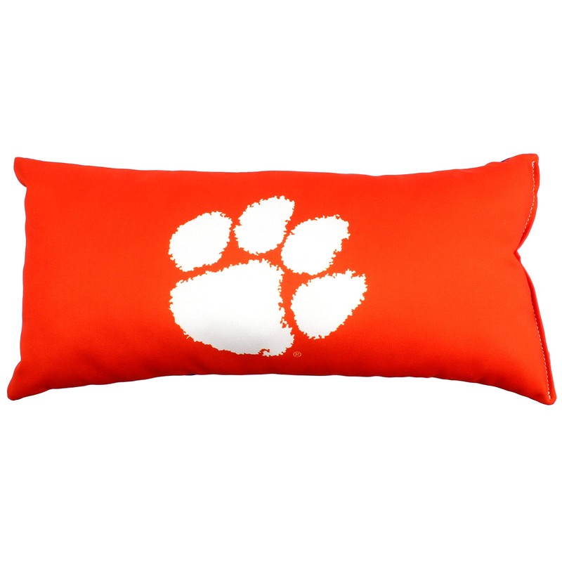 College Covers Everything Comfy Clemson Tigers 2 Sided Bolster Small