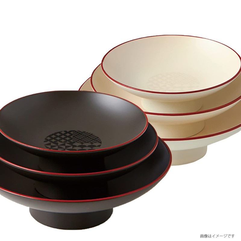 Takenaka Fukue Cup Set of 3, Black, Small φ3.1 x