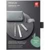 ZWILLING Manicure Pedicure Set 3-Piece Compact Nail Clippers Vegan Apple