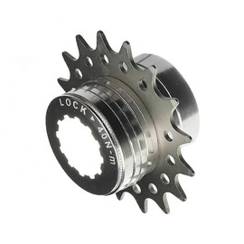 CyclingDeal Conversion Kit Fixie Bike Single Speed Compatible with Shimano Sram Cassette Freewheel Hub Adaptor - for Mountain and Road Bike Gear Cog Spacers - 12 Teeth