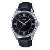 Casio MTP-V005L-1B5 Men's Standard Analog Black Leather Band Roman Black