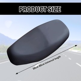 Wvu & Wvo Motorcycle Seat Cover, Universal Scooter Seat Cover, Scooter Seat Rain Cover, Motorcycle Cover, Cushion Seat Cover, Moped Waterproof Universal Seat Cover, Scooter Seat Cover, 50-80 cm