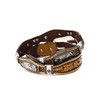 West Star Concho Rodeo Cowboy Belt Genuine Leather Silver S608C