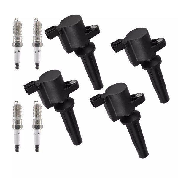 4pcs Ignition Coil and Iridium Spark Plug Kit For 2013-2020