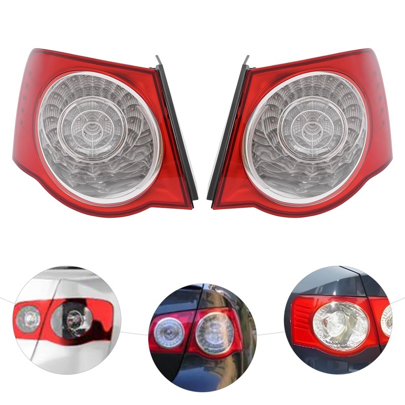 YINZINR LED Tail Light Rear Lamp, For 2006-2011 VW Jetta