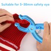 Safety Eye Tool, Auxiliary for Attaching Safe Eyes for Crocheting,