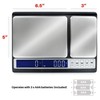 Smart Weigh Smart Weigh Dual Platform Digital Kitchen Scale Stainless
