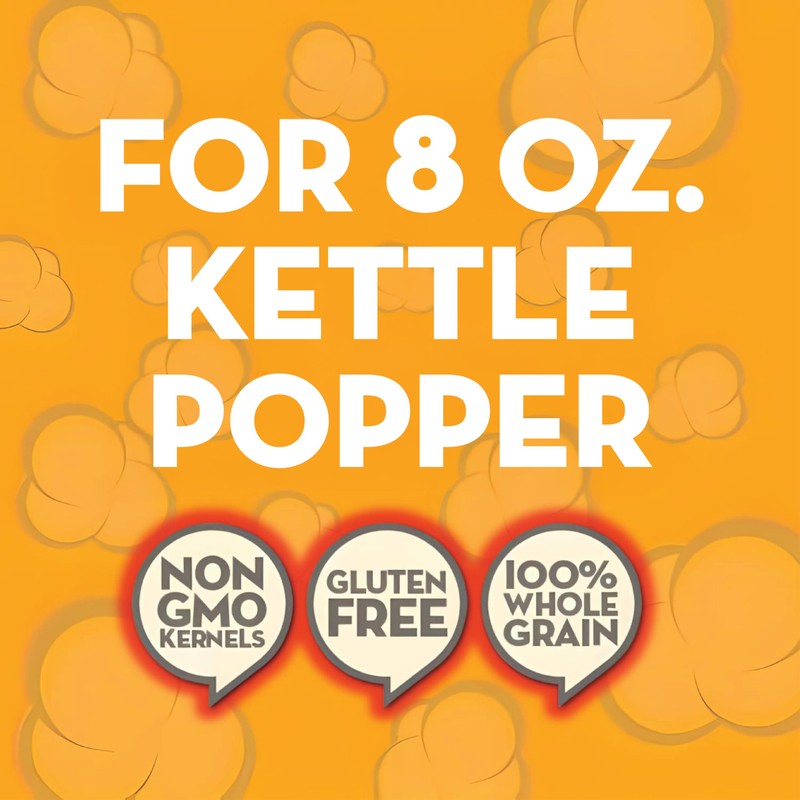 JOLLY TIME All in One Popcorn Kit, Portion Packets with